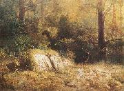 unknow artist Forest landscape with a deer. china oil painting artist